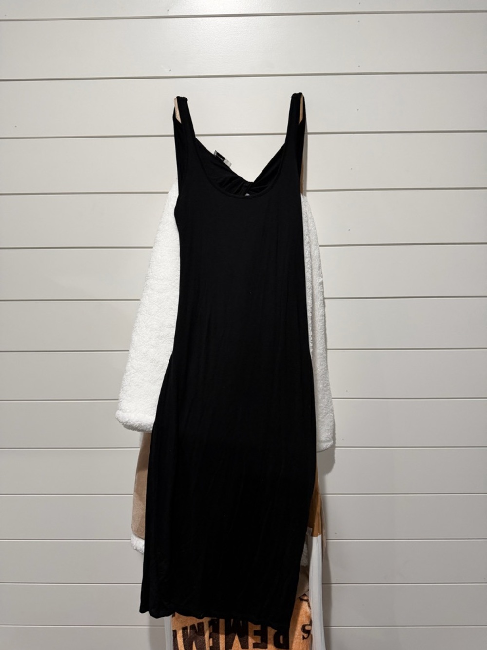 Gentle Fawn Black Sleeveless Backless Midi Dress